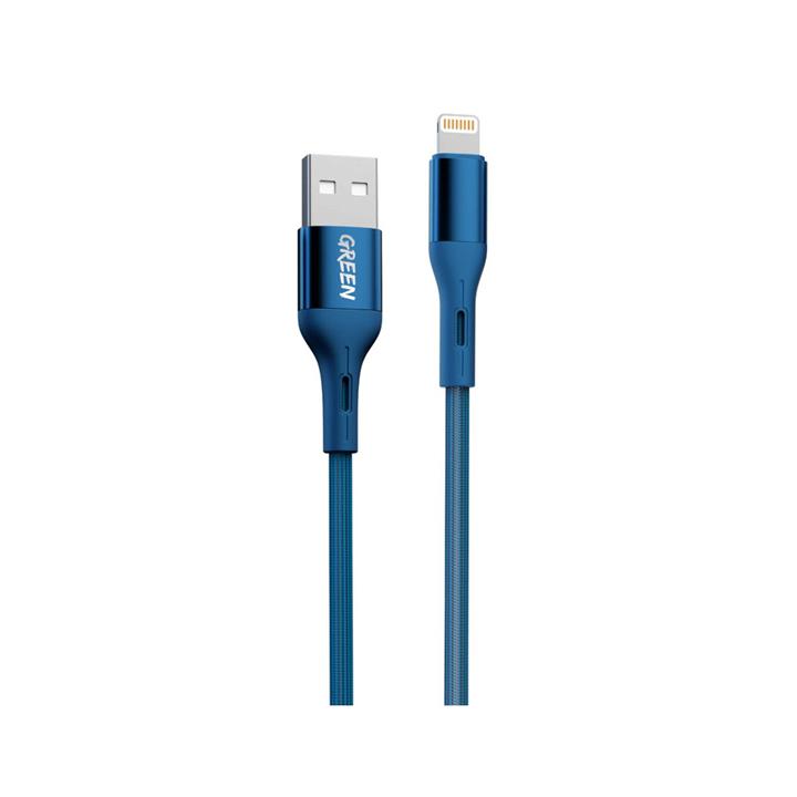 کابل تبدیل USB-A به Lightning گرین لیون مدل GNBIPHBL به طول 120 سانتی متر